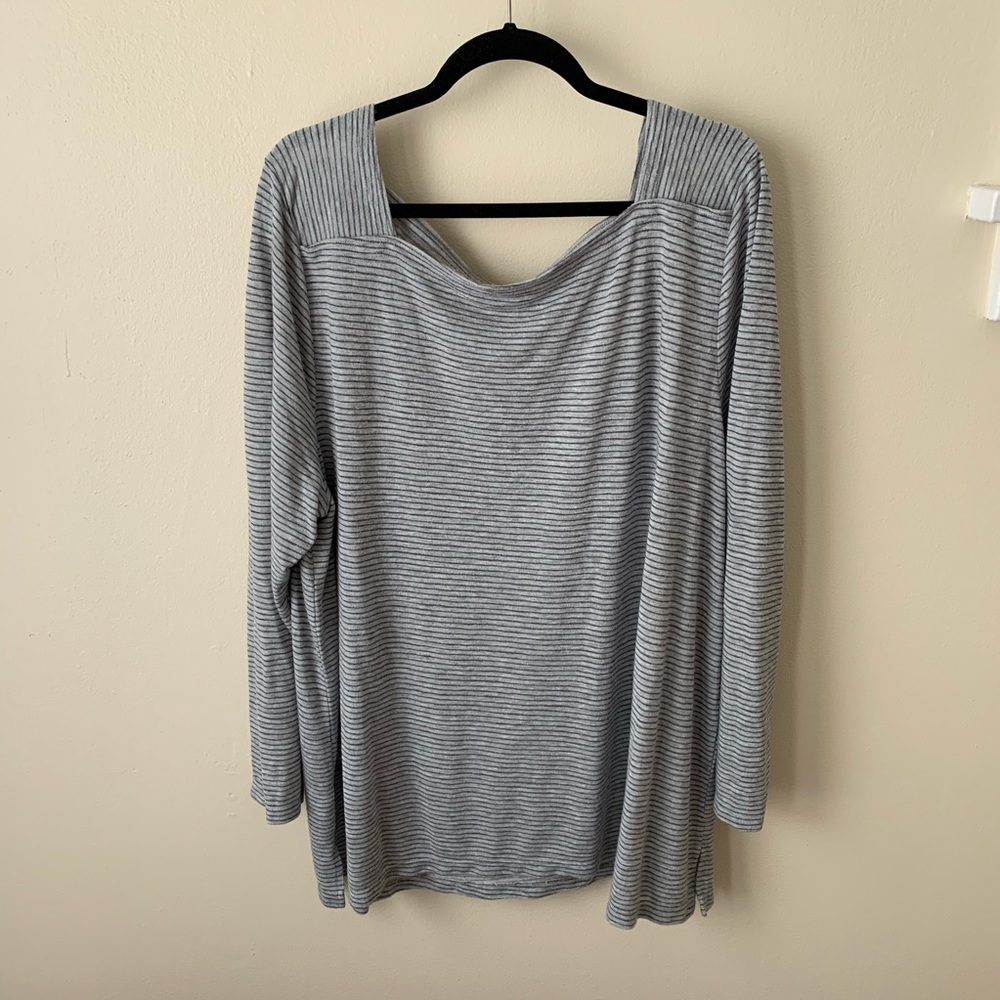 Loft Plus Soft Tee with Square Neck